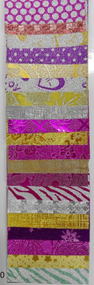 New color glitter printed for shopping handbag with your logo