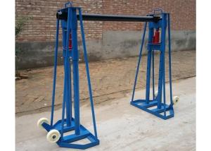 Quality 10 Ton Hydraulic Cable Drum Stand , Cable Jacks Stands For Cable Stringing wholesale