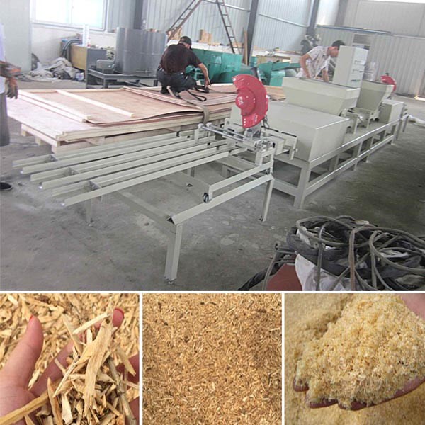 France Sawdust Wood Block Press Machine For Euro Pallet