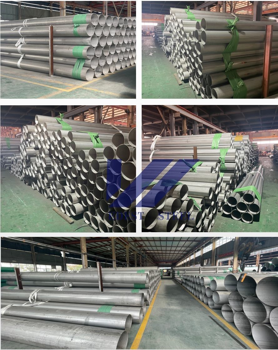 SS 201 304 304L 316 2205 Stainless Steel Welded Pipe Round Non Rusting