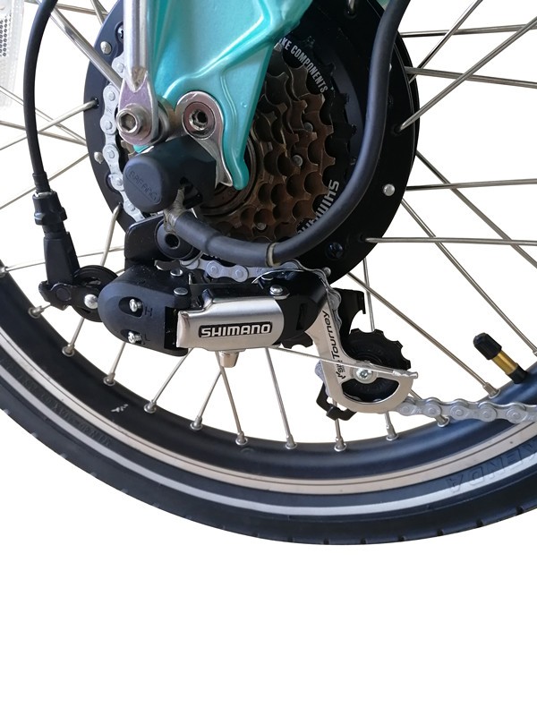 Convenient 20 Inch Wheel Electric Folding Bike 6 Speed With 36V 7.8Ah Lithium Battery