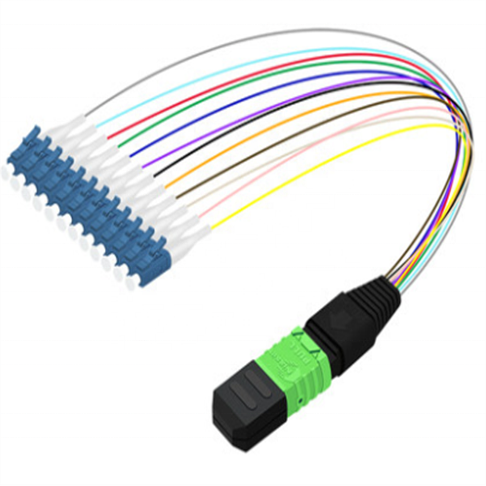 MTP/MPO to LC 8 core mpo fan-out cable
