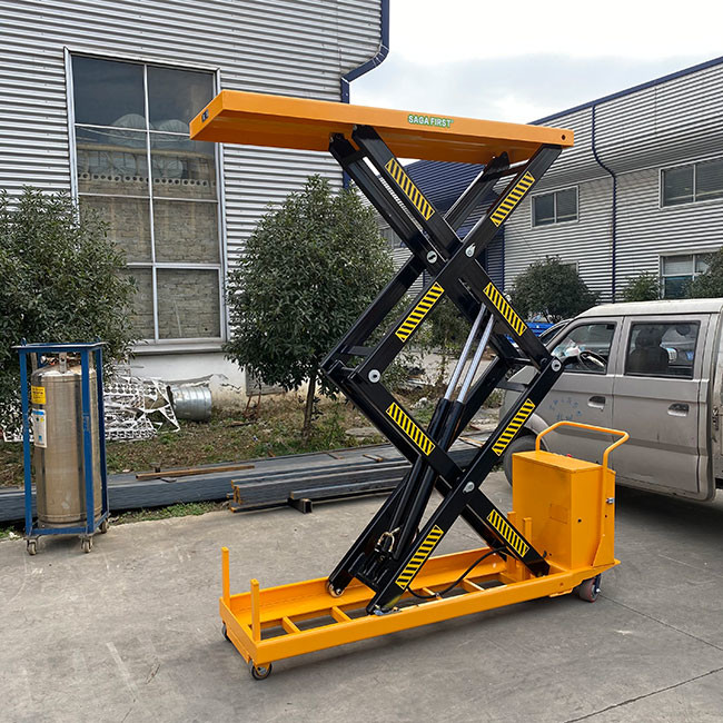 4000kg Portable Scissor Lift Tables Max Height 1800mm