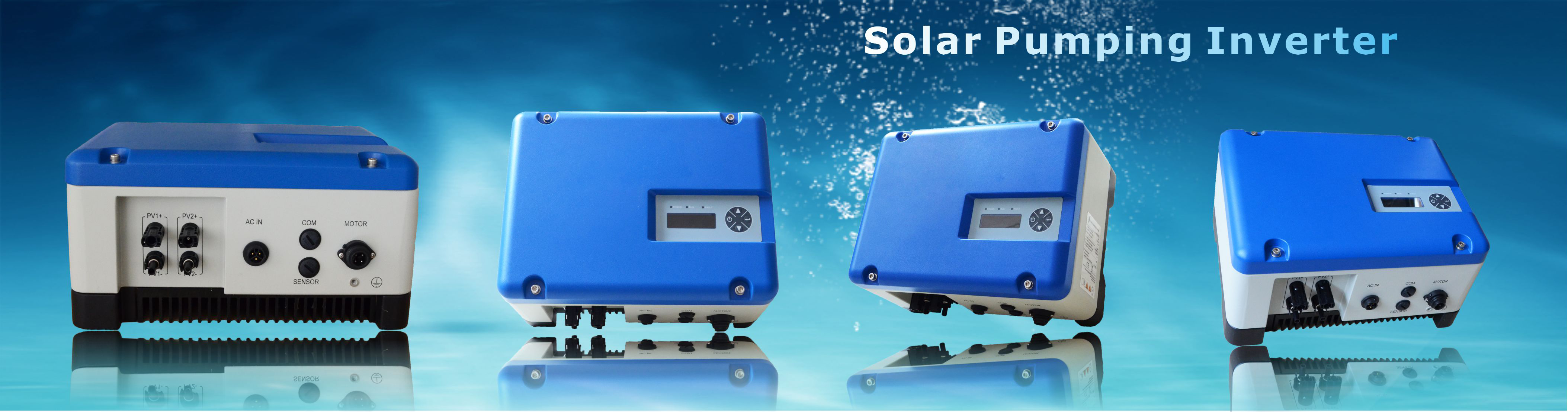 DC To AC Solar Inverter / Three Phase Solar Inverter For Deep Well Pump