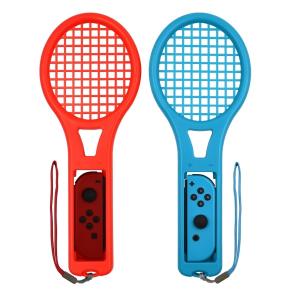 Quality Tennis Racket for Nintendo Switch Joy-cons Grips for Switch Mario Tennis Aces 2-PACKS Red&amp;Blue wholesale