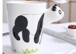 Hand Printed 15 Ounce 3D Ceramic Reusable Coffee Cup