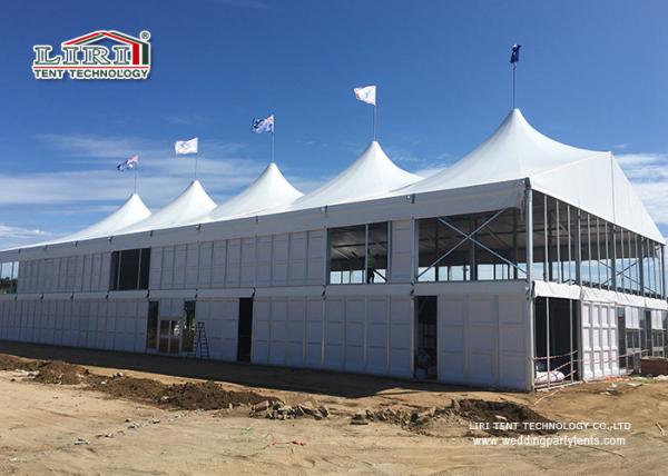 Metal Aluminum Outdoor High Peak Tents White Color FOR Party , Trade Show ,