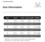 Breathable Fabrics Pets Wearing Clothes 24cm Small Dog Shirts