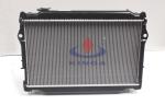 Aluminum Car cooling system toyota radiator 425 * 708 * 32 / 36 / 48 mm