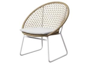 Quality All Weather Use Aluminum Woven Rope Outdoor Table Chairs wholesale