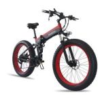 12.5mps 26 Inch Fat Tire Electric Bike Brushless Geared With 13AH Battery