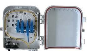Quality Outdoor MDU, Splitter Terminal, Outdoor FTTH Fiber Optic Termination Box Fiber Optic Splitter Box 8 fibers wholesale