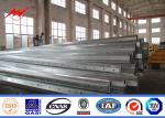 3 Meters Cross Arm 800 dan Steel Utility Pole , Electric Power Poles Waterproof