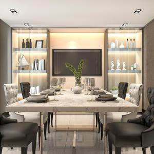 Quality YALIG 18mm Particle Board Dining Room Furniture Cabinets for Custom End Living Room wholesale
