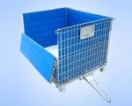 Storage Cages On Wheels Space Saving For Transport Warehouse Supermarket