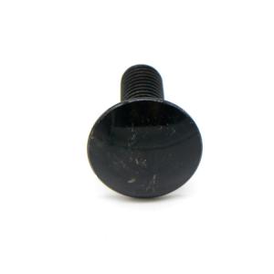 Quality Black Round Head Square Neck Bolt Zinc Plated Smooth Domed Head M12 M16 wholesale