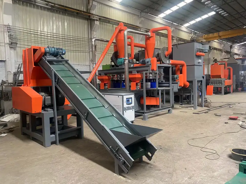 Electrostatic Separator for Plastic Rubber Silicon Separation in Machinery Repair Shops