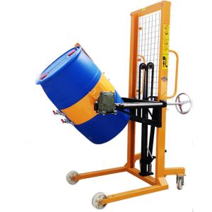 Quality Manual 1.5kwh 400KG Hydraulic Forklift Drum Tilter Equipment wholesale