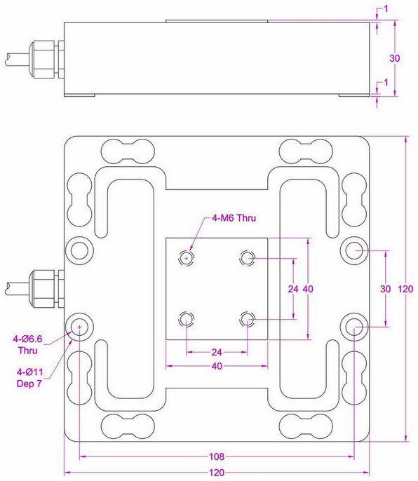 3 axis force transducer