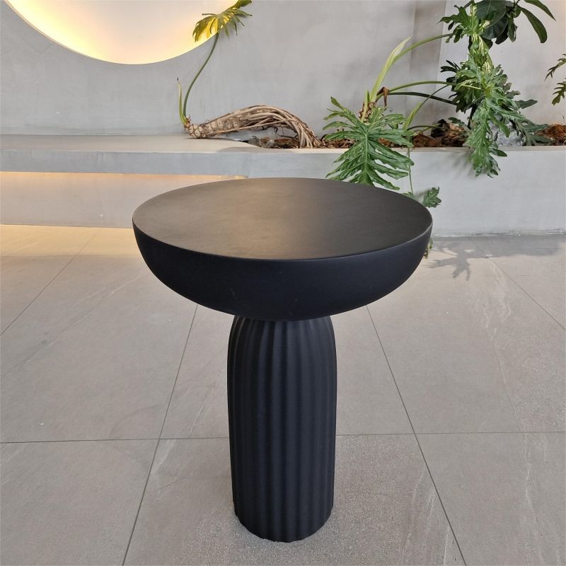 Outdoor GRC Concrete Table Sets Furniture Cold And Heat Resistant