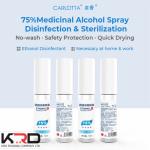 Hand Sanitizer Medicinal Alcohol 75% spray Disinfection With Against Germs Hand