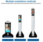 outdoor 8 Inch Biometric thermal scanner with face recognition