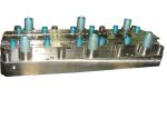 Progressive Punching Sheet Metal Progressive Die Two Row Cavity Electric