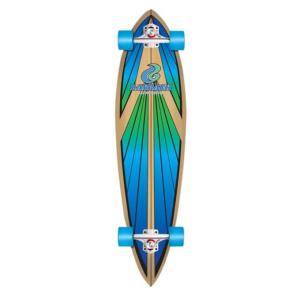 Quality Layback Longboards Soulride Blue Longboard Complete Skateboard - 9.75&quot; x 40&quot; wholesale