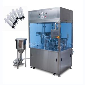 Quality Syringe Filling Machine Automatic Plastic Syringe Filling Capping Machine Gel Prefilled Syringes Filling Machine wholesale