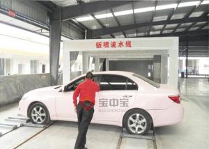 Quality Sheet Metal Paint lines Side Push Moving Car Paint Line Auto Spray Production Project wholesale
