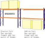 Extra Wider Heavy Duty Steel Pallet Racks , Industrial Warehouse Storage Racks