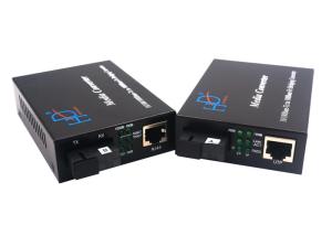 Quality 1 Port Gigabit Sfp Media Converter , Gigabit Fiber Media Converter C 5V2A wholesale