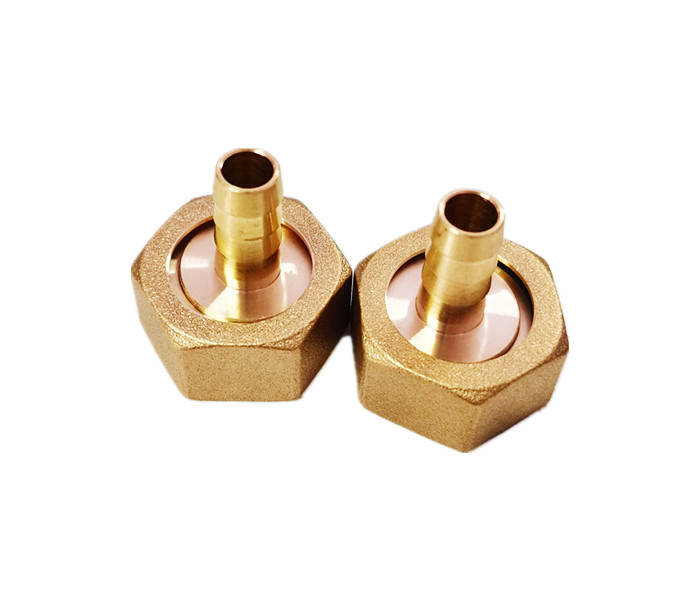 3/4" GHT Thread Brass Garden Hose Fittings With 9.5mm Barb
