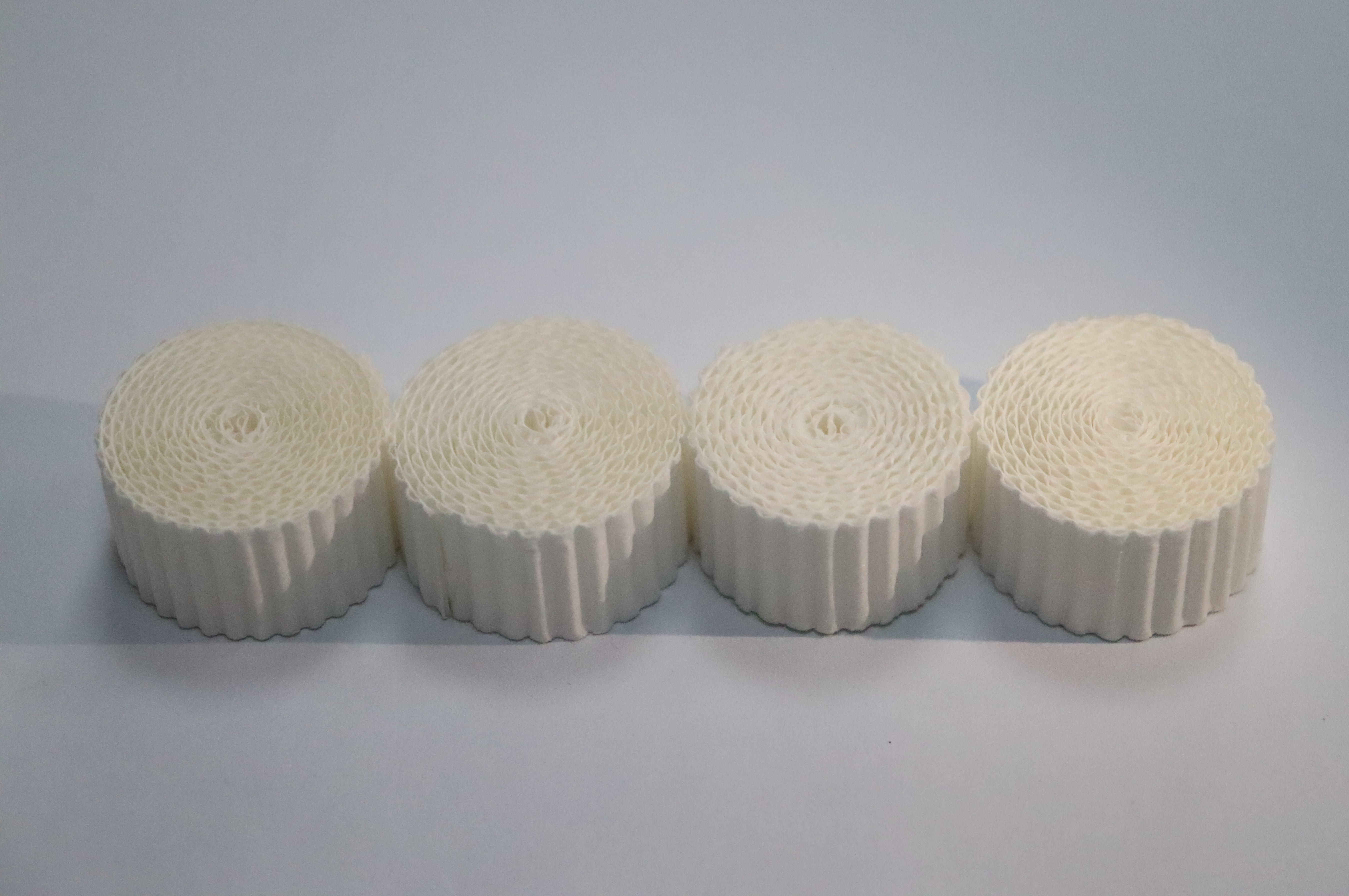 Custom Sized Wooden Paddle HME Filter Paper For Munters Desiccant Rotor Air Filtration