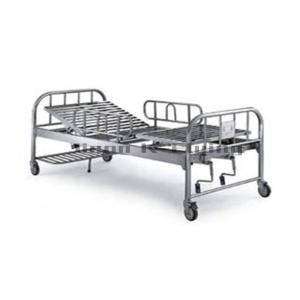 Quality 4 Castors Manual Hospital Nursing Bed Stainless Steel wholesale