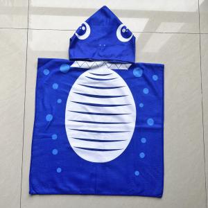 Quality Summer Hot Sell Microfiber Poncho Kids Wholesale Kid Hooded Surf Poncho Beach Towel wholesale