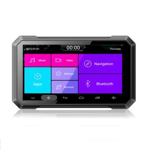 Quality IP67 76MHz 7 Inch Sat Nav , 1.5W Android Motorcycle GPS 1GB RAM16GB ROM wholesale