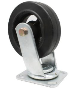 Quality 5 Inch Heavy Duty Cast Iron Wheels Rubber Wheel Cast Iron Casters wholesale