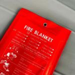 Fireproof Fiberglass Cloth Fire Blanket for Kitchen and Dining