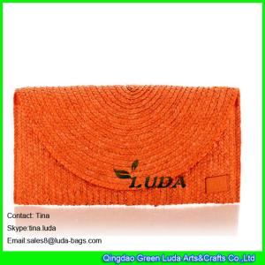 Quality LUDA designer handbags on sale fashion wheat straw clutch handbags wholesale
