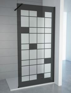 Quality Tempered Smoke Glass With Matt Walk In Shower Cubicles wholesale