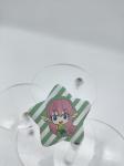 Star Cute Girl Metal Pin Badges Pentagram Shape Stainless Iron Material