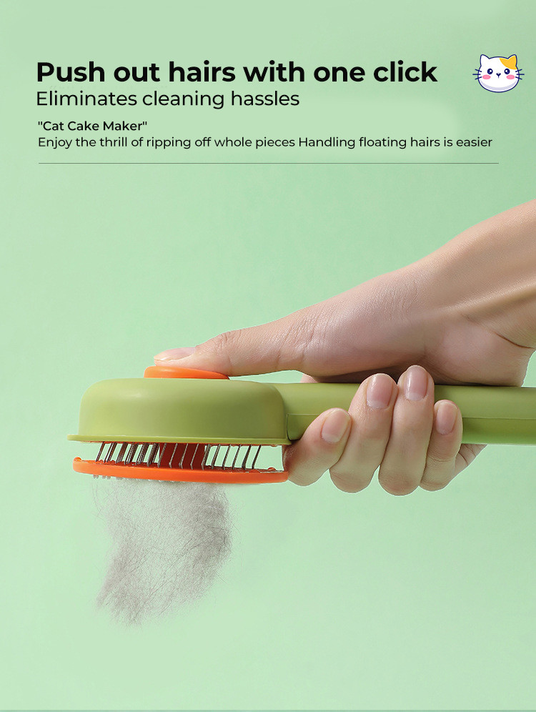 New Pet Hair Cleaner Brush Grooming Steel Needle Comb Brush For Dogs And Cats