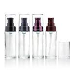 Fashion Oil Cosmetic Glass Bottle 30ml Lotion Pump Liquid Foundation Serum