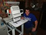 Free shipping single head high quality embroidery machine computerized