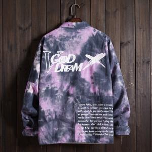 Quality Winter Outdoor Nylon Camo Coaches Jacket Plain Dyed Turn Down Collar wholesale