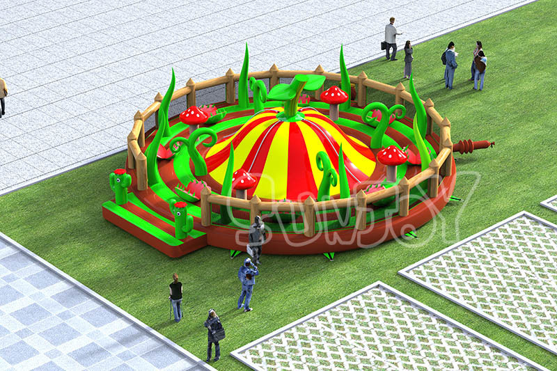 Customized Garden Amusement Inflatable Bouncing Castles
