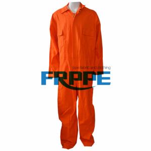 Quality OEM Orange Cotton 300gsm Flame Resistant Clothing wholesale
