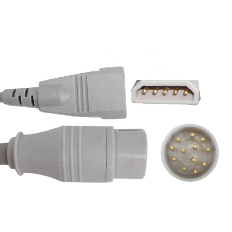 IBP adapter cable compatible for conmen blood pressure monitor to PVB transducer