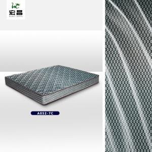 Quality Dark 230cm Striped Jacquard Fabric / Tricot Warp Knit Fabric for bedding wholesale